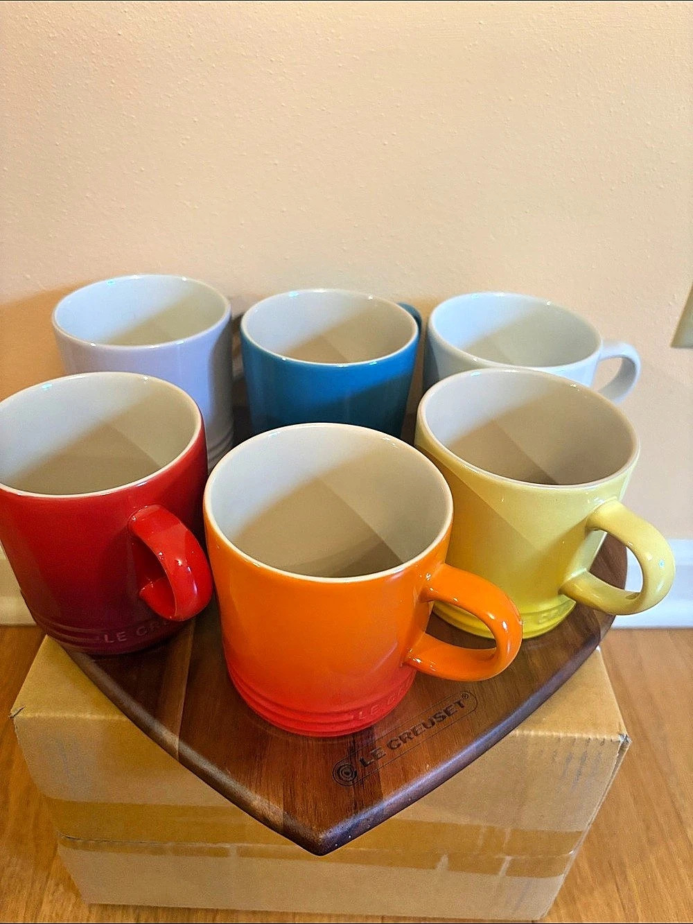Le Creuset Stoneware Mug Set (Rainbow / Multi-Color) 350 ml